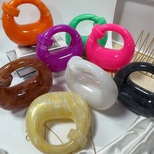 Colorful Acrylic Handbag Set